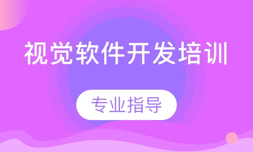 视觉软件开发培训